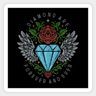 diamond are forever Sticker